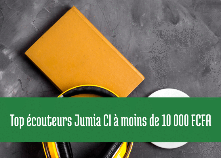 Top écouteurs Jumia CI à moins de 10 000 FCFA