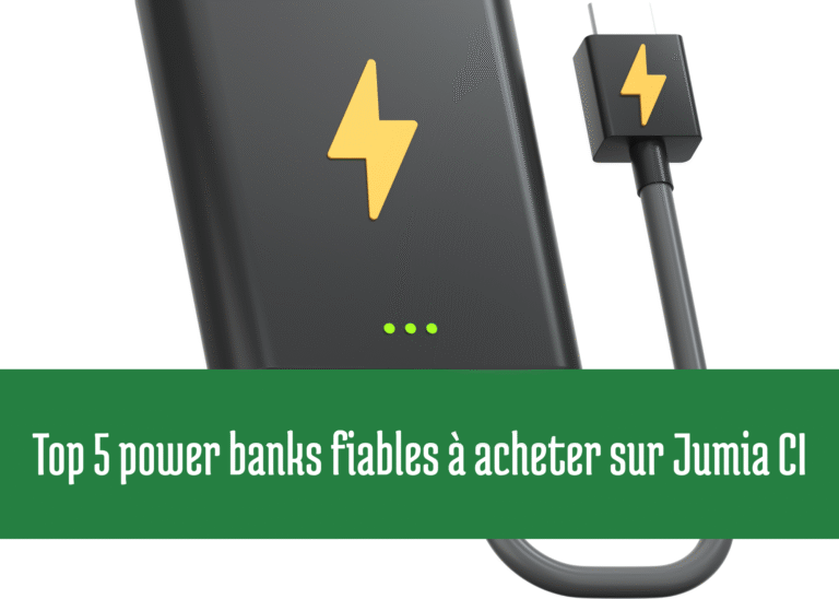 Top 5 power banks fiables à acheter sur Jumia CI